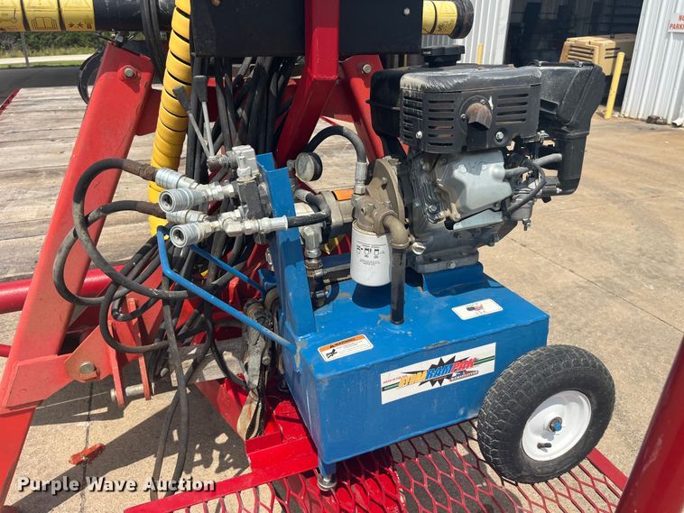 image for item EK8709 1992 Shop built grapple crane trailer