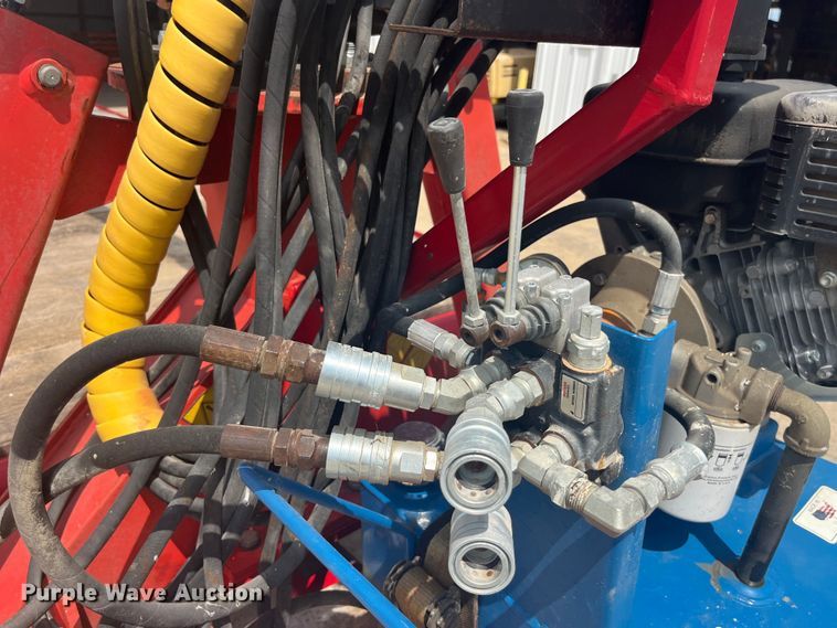 image for item EK8709 1992 Shop built grapple crane trailer