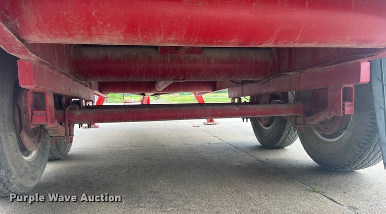 image for item EK8709 1992 Shop built grapple crane trailer