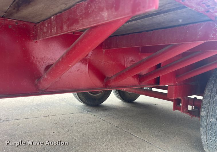 image for item EK8709 1992 Shop built grapple crane trailer