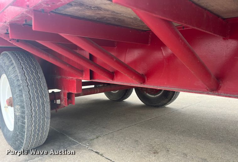 image for item EK8709 1992 Shop built grapple crane trailer
