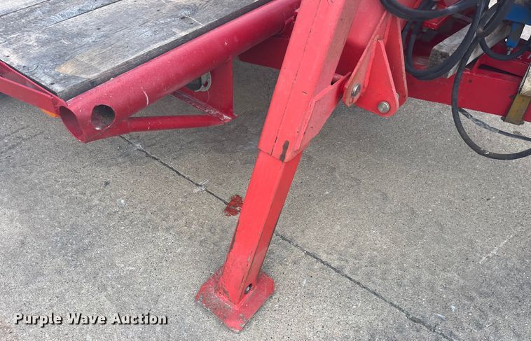 image for item EK8709 1992 Shop built grapple crane trailer