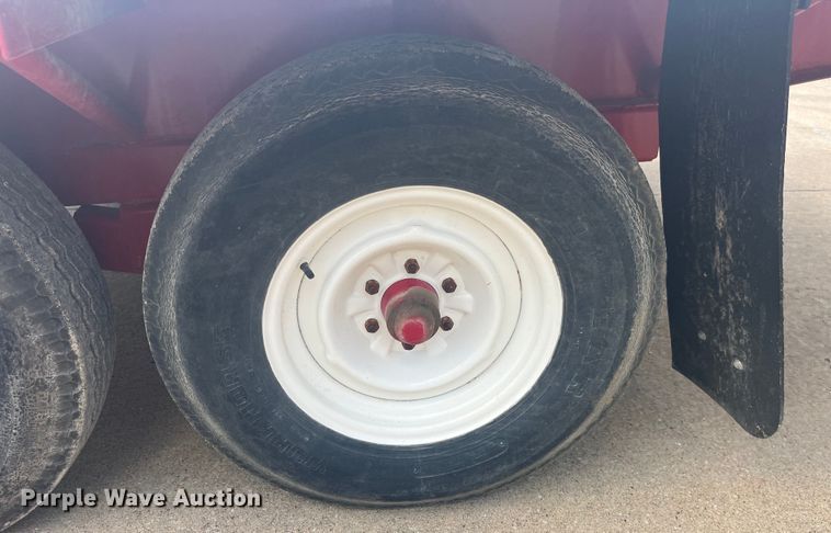 image for item EK8709 1992 Shop built grapple crane trailer