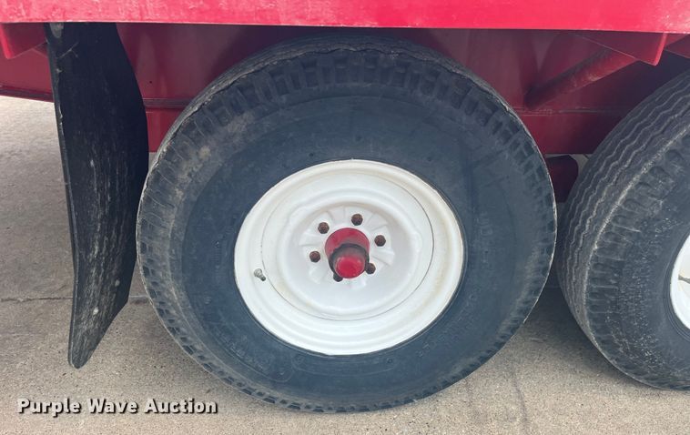 image for item EK8709 1992 Shop built grapple crane trailer