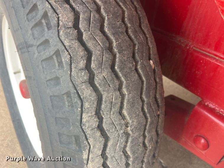 image for item EK8709 1992 Shop built grapple crane trailer