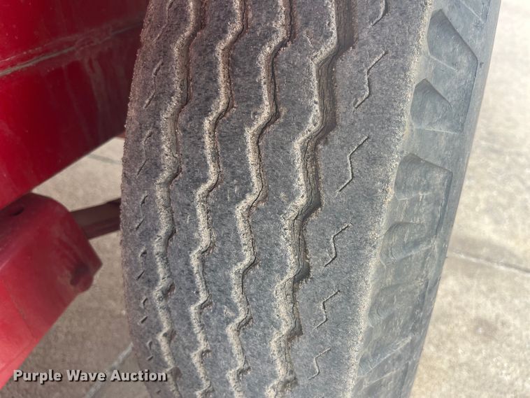 image for item EK8709 1992 Shop built grapple crane trailer