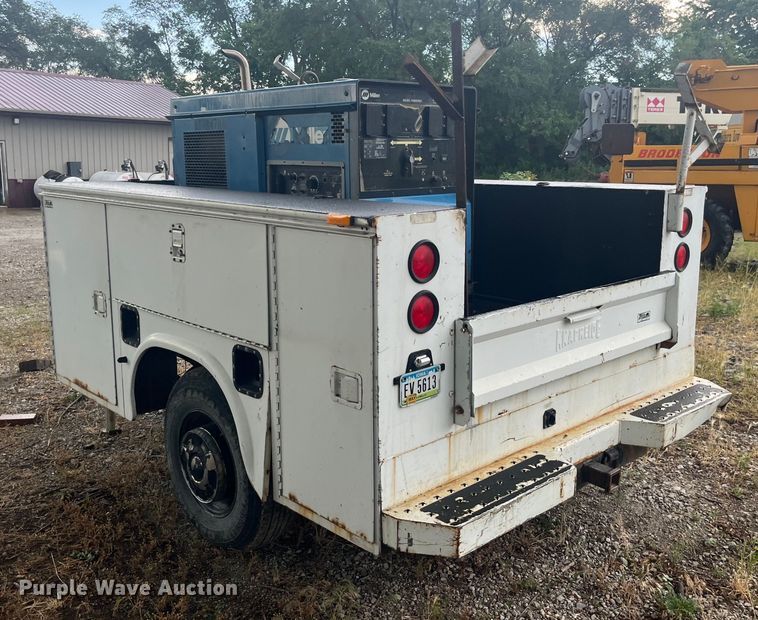 image for item EK8717 Shop built welding trailer