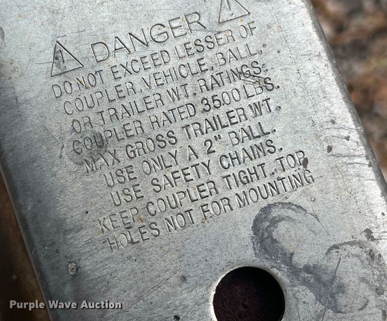 image for item EK8717 Shop built welding trailer