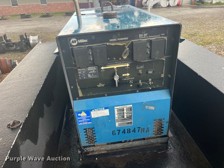 image for item EK8717 Shop built welding trailer