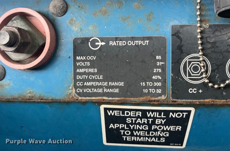 image for item EK8717 Shop built welding trailer