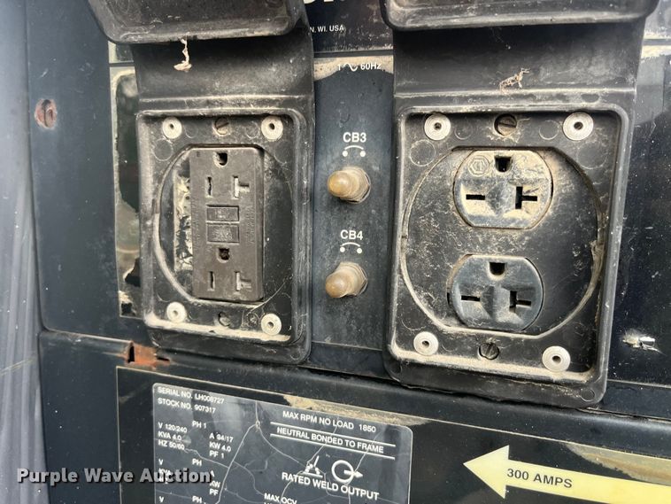 image for item EK8717 Shop built welding trailer