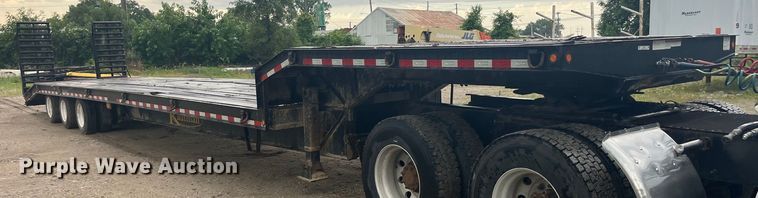 image for item EK8719 2018 Kaufman drop deck equipment trailer