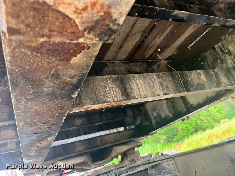 image for item EK8719 2018 Kaufman drop deck equipment trailer