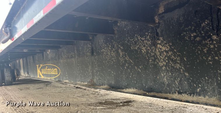 image for item EK8719 2018 Kaufman drop deck equipment trailer
