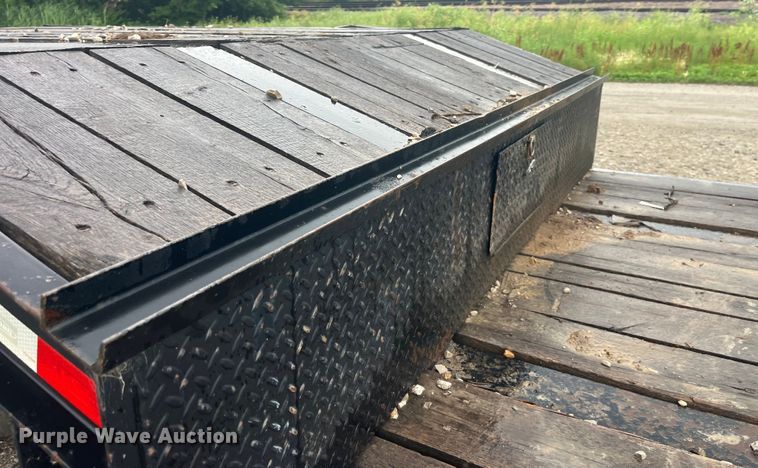 image for item EK8719 2018 Kaufman drop deck equipment trailer