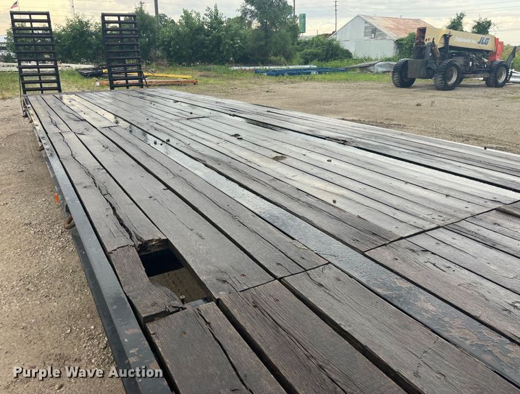 image for item EK8719 2018 Kaufman drop deck equipment trailer