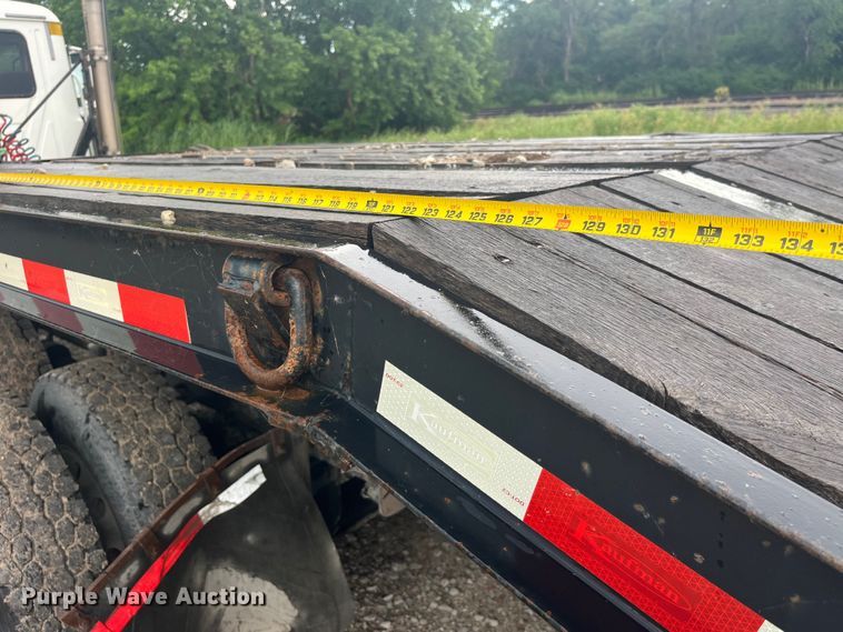 image for item EK8719 2018 Kaufman drop deck equipment trailer
