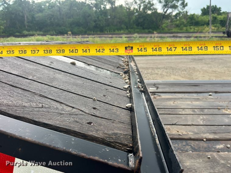 image for item EK8719 2018 Kaufman drop deck equipment trailer