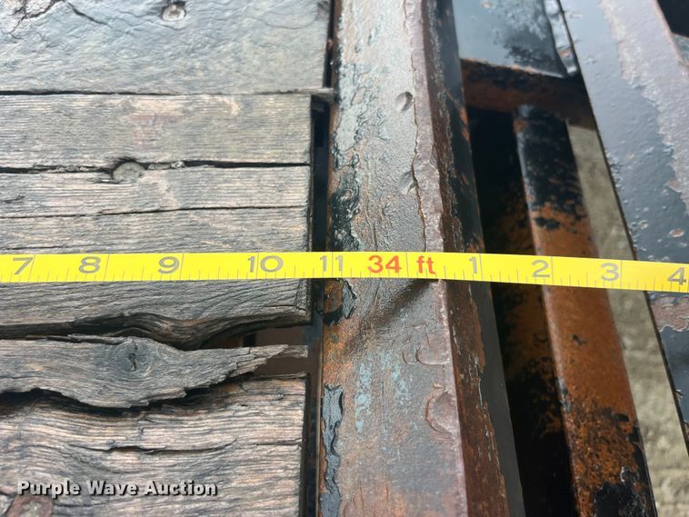 image for item EK8719 2018 Kaufman drop deck equipment trailer