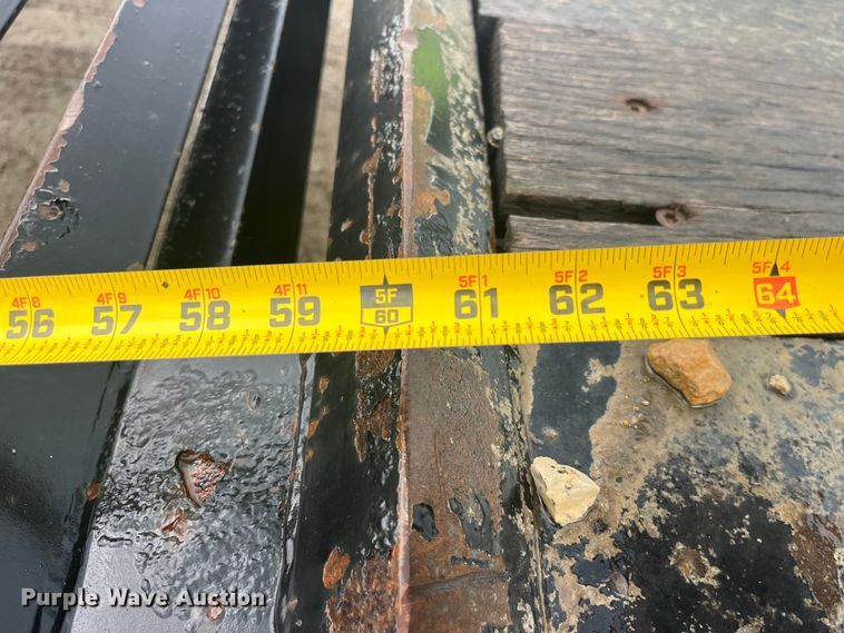 image for item EK8719 2018 Kaufman drop deck equipment trailer