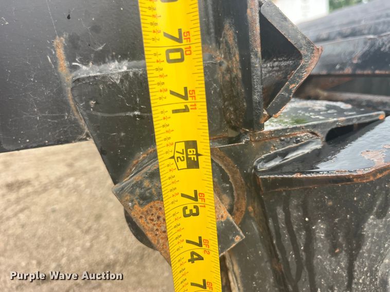 image for item EK8719 2018 Kaufman drop deck equipment trailer