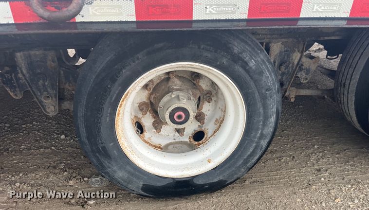 image for item EK8719 2018 Kaufman drop deck equipment trailer