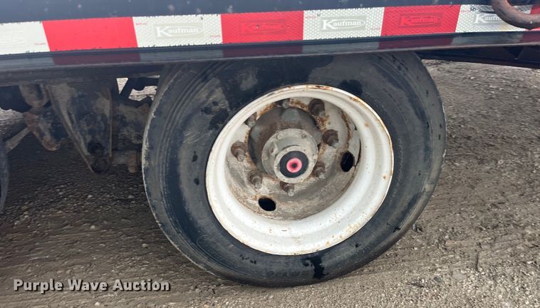 image for item EK8719 2018 Kaufman drop deck equipment trailer