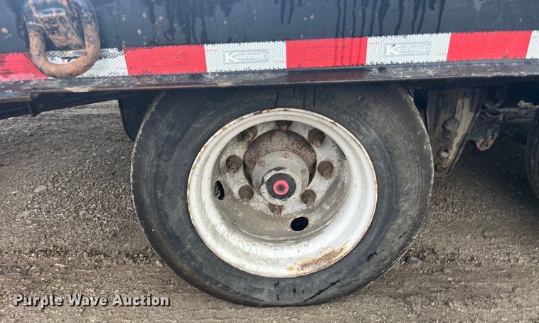 image for item EK8719 2018 Kaufman drop deck equipment trailer