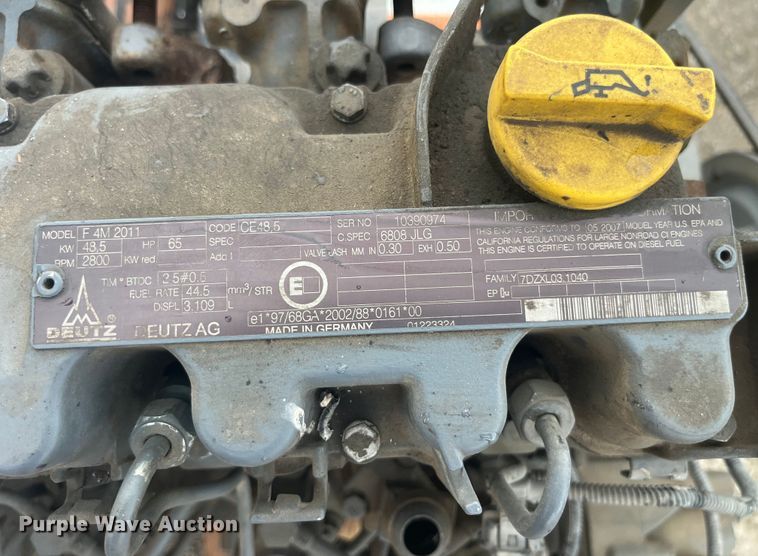 image for item EK8740 Deutz F 4M 2011 engine