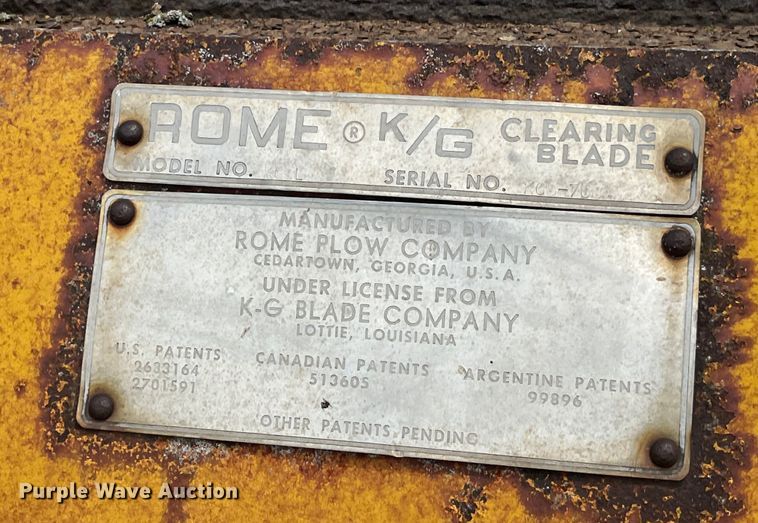 image for item EK8775 Rome  KG8L dozer blade