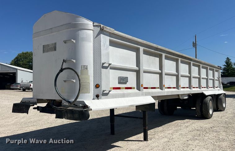 image for item EK8783 1995 Travis 37.6FT TRAVIS P L end dump trailer