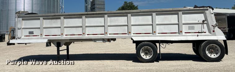 image for item EK8783 1995 Travis 37.6FT TRAVIS P L end dump trailer