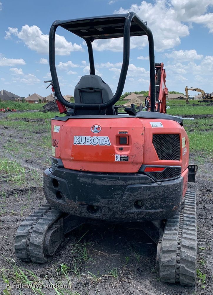 image for item JT9805 2017 Kubota U35-4 mini excavator