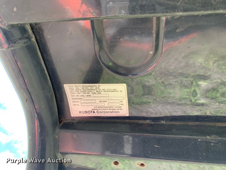 image for item JT9805 2017 Kubota U35-4 mini excavator