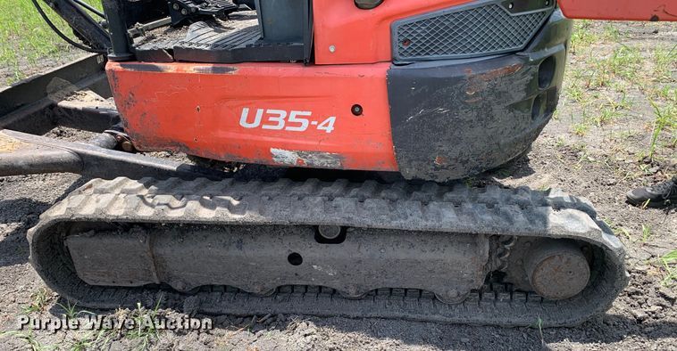 image for item JT9805 2017 Kubota U35-4 mini excavator