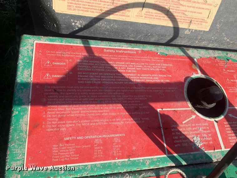 image for item JT9814 Allen AR16 concrete buggy