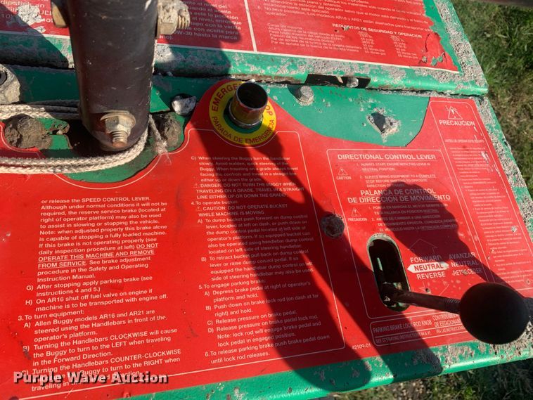 image for item JT9814 Allen AR16 concrete buggy