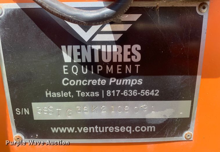 image for item JT9823 Ventures 38STG concrete pump