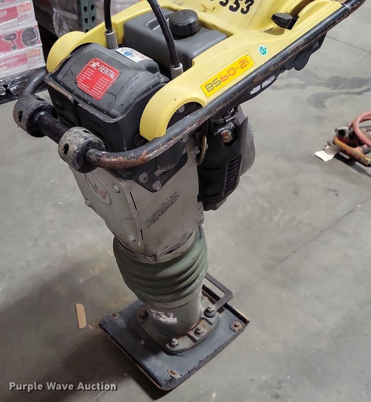 image for item KA9907 2017 Wacker Neuson BS60-2i plate compactor