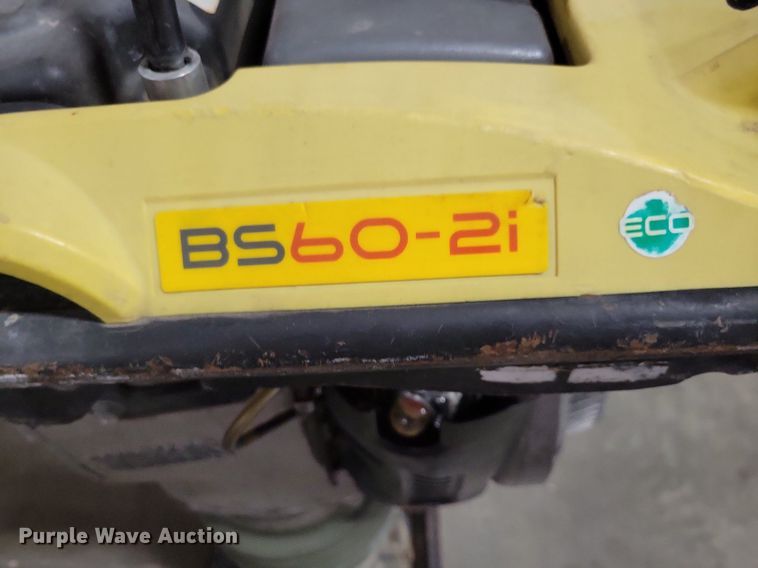 image for item KA9907 2017 Wacker Neuson BS60-2i plate compactor