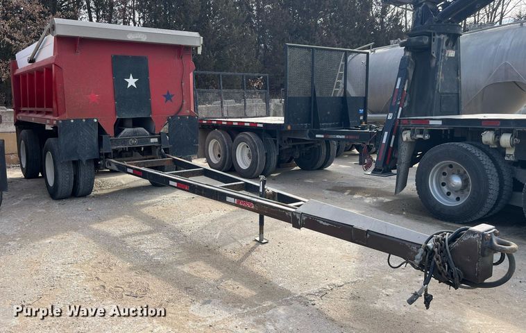image for item LD9982 1990 Wheeler end dump pup trailer