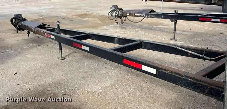 image for item LD9982 1990 Wheeler end dump pup trailer