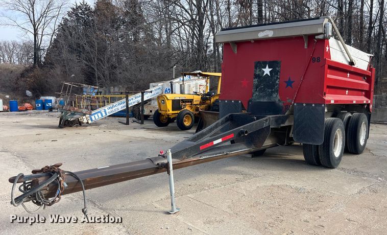 image for item LD9983 1978 CP end dump pup trailer