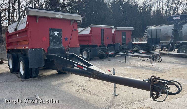 image for item LD9983 1978 CP end dump pup trailer