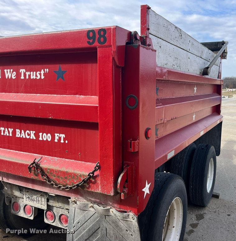 image for item LD9983 1978 CP end dump pup trailer