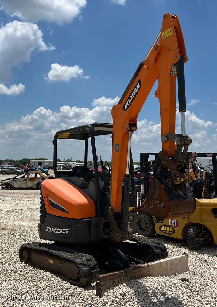 image for item LU9949 2019 Doosan DX35 mini excavator