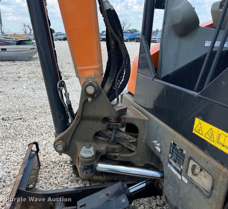 image for item LU9949 2019 Doosan DX35 mini excavator