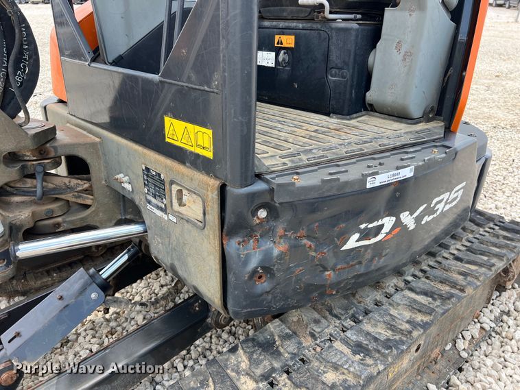 image for item LU9949 2019 Doosan DX35 mini excavator