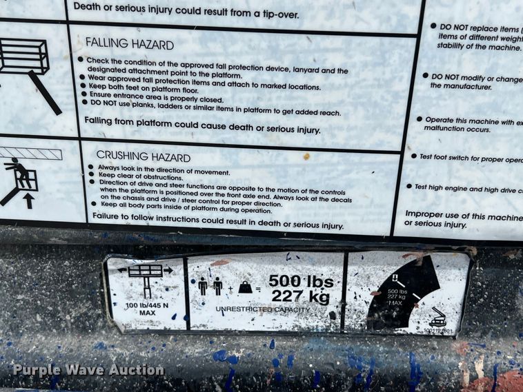 image for item LU9956 2014 JLG 450AJ Series II boom lift