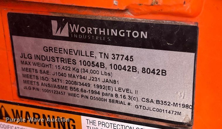 image for item LU9994 2015 JLG 8042 telehandler